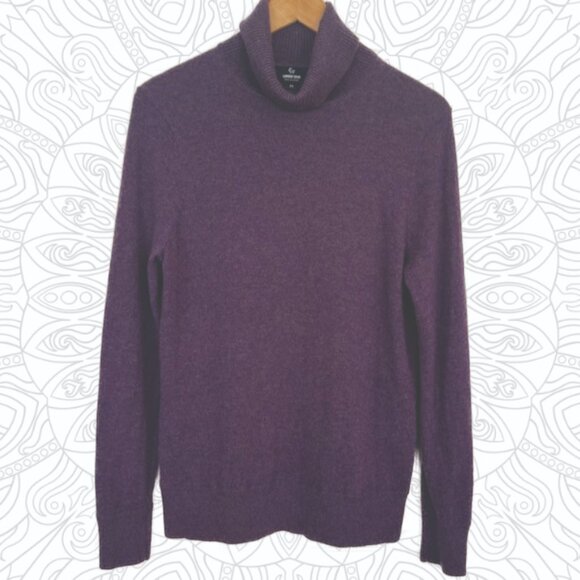 Cashmere Sweater, Lands End, Purple, Size Medium - Picture 1 of 8